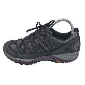 Merrell Shoes Womens Size 8.5 Gray Purple Vibram Hiking Trail Outdoor J035316